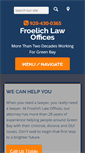 Mobile Screenshot of froelichlawoffices.com